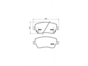 BREMBO P 56 086 stabdžių trinkelių rinkinys, diskinis stabdys 
 Techninės priežiūros dalys -> Papildomas remontas
D10601HA0A, D10601HA0B
