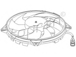 TOPRAN 721 536 ventiliatorius, radiatoriaus 
 Aušinimo sistema -> Oro aušinimas
1253 C0
