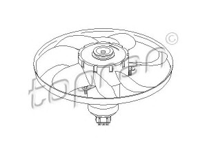 TOPRAN 107 711 ventiliatorius, radiatoriaus 
 Aušinimo sistema -> Radiatoriaus ventiliatorius
3A0 959 455B