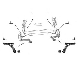 MEYLE WG0512600 vairavimo mechanizmas; rato pakaba 
 Ašies montavimas/vairavimo mechanizmas/ratai -> Prekių paieška pagal schemą