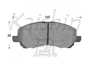 KAISHIN FK6108 stabdžių trinkelių rinkinys, diskinis stabdys 
 Techninės priežiūros dalys -> Papildomas remontas
4605A261, 4605A486, 4605A491, 4605A557