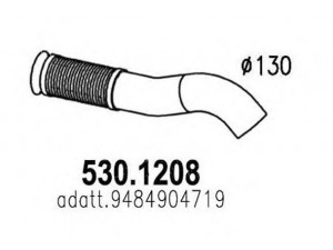 ASSO 530.1208 išleidimo kolektorius 
 Išmetimo sistema -> Išmetimo vamzdžiai
9424903619, 9484904719