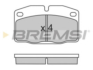 BREMSI BP2487 stabdžių trinkelių rinkinys, diskinis stabdys
1605586, 1605788, 90398759, 09198688