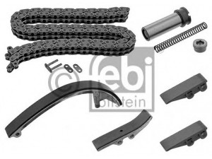 FEBI BILSTEIN 45544 pavaros grandinės komplektas 
 Variklis -> Variklio uždegimo laiko reguliavimo kontrolė -> Sinchronizavimo grandinė/įtempiklis/kreiptuvas -> Pavaros grandinės komplektas
110 050 06 11, 110 050 06 11 S3