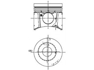 KOLBENSCHMIDT 99801600 stūmoklis 
 Variklis -> Cilindrai/stūmokliai
0425 8283, 04252842, 3818/00, 8153/00