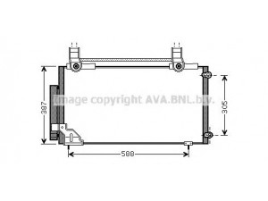 AVA QUALITY COOLING HD5186 kondensatorius, oro kondicionierius