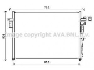 AVA QUALITY COOLING DN5404 kondensatorius, oro kondicionierius