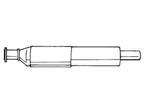 AKS DASIS SG12326 katalizatoriaus keitiklis