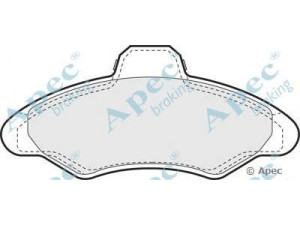 APEC braking PAD685 stabdžių trinkelių rinkinys, diskinis stabdys 
 Techninės priežiūros dalys -> Papildomas remontas
1015598, 1048309, 1130751, 1133748