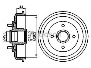 BOSCH 0 986 477 102 stabdžių būgnas 
 Stabdžių sistema -> Būgninis stabdys -> Stabdžių būgnas
1M5W 1113 AA, 3049844, 4145506