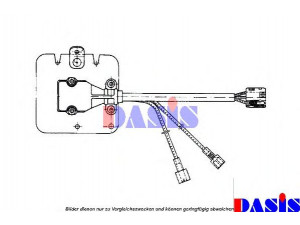 AKS DASIS 906340N valdymo blokas, šildymas / ventiliacija