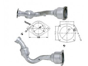 MAGNAFLOW 70919D katalizatoriaus keitiklis 
 Išmetimo sistema -> Katalizatoriaus keitiklis
1731ES, 9653555680, 9653555680