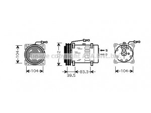 AVA QUALITY COOLING REK072 kompresorius, oro kondicionierius 
 Oro kondicionavimas -> Kompresorius/dalys
5001845318, 5010240457, 5010483009