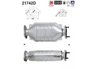 AS 21742D katalizatoriaus keitiklis