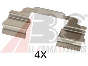 A.B.S. 1703Q priedų komplektas, diskinių stabdžių trinkelės 
 Stabdžių sistema -> Diskinis stabdys -> Stabdžių dalys/priedai