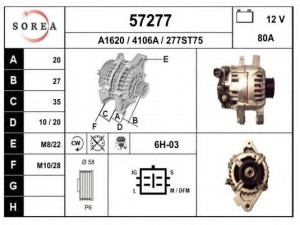 EAI 57277 kintamosios srovės generatorius
270600Q030, 270600Q060