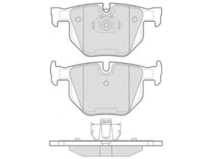 FREMAX FBP-1667 stabdžių trinkelių rinkinys, diskinis stabdys 
 Techninės priežiūros dalys -> Papildomas remontas
34 21 6 776 937