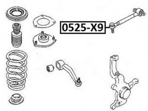 ASVA 0525-X9 vikšro valdymo svirtis 
 Ašies montavimas/vairavimo mechanizmas/ratai -> Valdymo svirtis/pasukamosios svirties sujungimas -> Vairo trauklės (valdymo svirtis, išilginis balansyras, diago
T001-34-D00, T001-34-D00A, T001-34-D00B