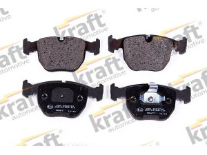 KRAFT AUTOMOTIVE 6002710 stabdžių trinkelių rinkinys, diskinis stabdys 
 Techninės priežiūros dalys -> Papildomas remontas
34 11 1 163 307, 34 11 1 165 227