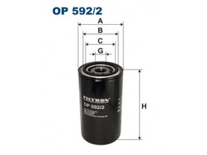 FILTRON OP592/2 alyvos filtras
CBU1124, CBU2676, L44422, PER4422