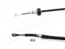 JAPANPARTS BC-K11 trosas, stovėjimo stabdys 
 Stabdžių sistema -> Valdymo svirtys/trosai
59760-07310