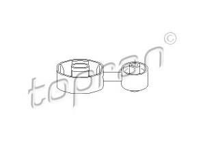 TOPRAN 205 621 montavimas, neautomatinė transmisija 
 Transmisija -> Neautomatinė pavarų dėžė -> Ašies montavimas
06 84 703, 13116588, 56 84 109