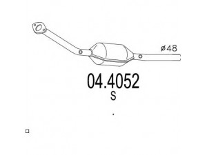MTS 04.4052 katalizatoriaus keitiklis 
 Išmetimo sistema -> Katalizatoriaus keitiklis