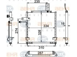 HELLA 8FC 351 303-731 kondensatorius, oro kondicionierius 
 Oro kondicionavimas -> Kondensatorius
D26761480A