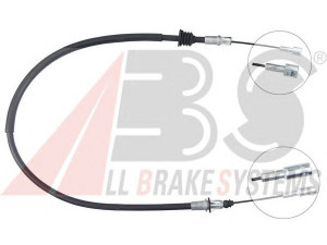 A.B.S. K17590 trosas, stovėjimo stabdys 
 Stabdžių sistema -> Valdymo svirtys/trosai
364024124R
