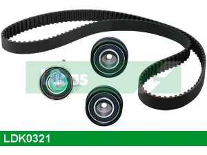 LUCAS ENGINE DRIVE LDK0321 paskirstymo diržo komplektas 
 Techninės priežiūros dalys -> Papildomas remontas
1606191, 1606192, 93174260, 93174261