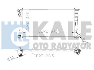 KALE OTO RADYATÖR 160900 radiatorius, variklio aušinimas 
 Aušinimo sistema -> Radiatorius/alyvos aušintuvas -> Radiatorius/dalys
1330.41, 1330.42, 1331.CW, 96 275 074