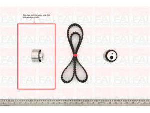 FAI AutoParts TBK119 paskirstymo diržo komplektas 
 Techninės priežiūros dalys -> Papildomas remontas
0831-35, 083134, 083135, 083135(KIT)