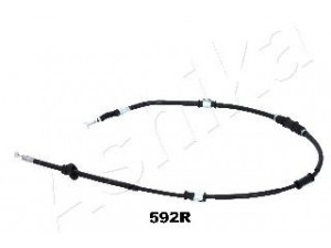 ASHIKA 131-05-592R trosas, stovėjimo stabdys 
 Stabdžių sistema -> Valdymo svirtys/trosai
MB520346