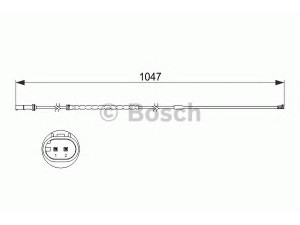 BOSCH 1 987 473 512 įspėjimo kontaktas, stabdžių trinkelių susidėvėjimas 
 Stabdžių sistema -> Susidėvėjimo indikatorius, stabdžių trinkelės
34 35 6 792 571