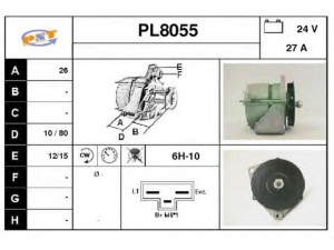 SNRA PL8055 kintamosios srovės generatorius
51261019101