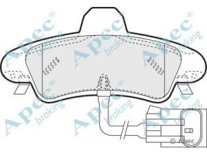 APEC braking PAD1291 stabdžių trinkelių rinkinys, diskinis stabdys 
 Techninės priežiūros dalys -> Papildomas remontas
1088938, 1129886, 1129986, 1204852
