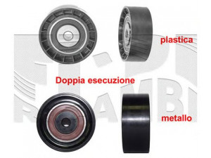 CALIBER 66662 įtempiklio skriemulys, V formos rumbuotas diržas 
 Diržinė pavara -> V formos rumbuotas diržas/komplektas -> Įtempiklio skriemulys
7700869666, 7700871616, 8200040161