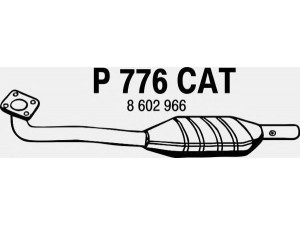 FENNO P776CAT katalizatoriaus keitiklis 
 Išmetimo sistema -> Katalizatoriaus keitiklis
30616606, 8602966