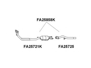 VENEPORTE FA25858K katalizatoriaus keitiklis
7683343, 7721263, 7724506