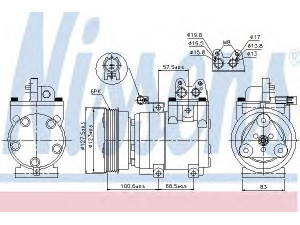 NISSENS 89270 kompresorius, oro kondicionierius 
 Oro kondicionavimas -> Kompresorius/dalys
9770117800, DEYDA-02