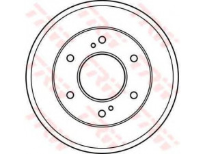 TRW DB4140 stabdžių būgnas 
 Stabdžių sistema -> Būgninis stabdys -> Stabdžių būgnas
4320680W10, 43206T6000