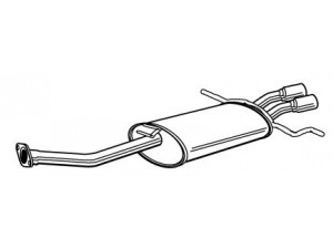 WALKER 22626 galinis duslintuvas 
 Išmetimo sistema -> Duslintuvas
K80640100A, K80640100B, K80640100C