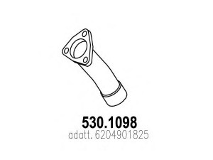 ASSO 530.1098 išleidimo kolektorius
6204901825