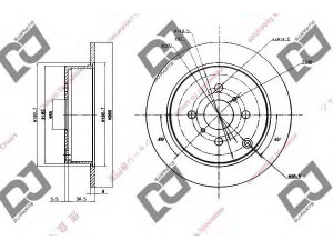 DJ PARTS BD1451 stabdžių diskas 
 Stabdžių sistema -> Diskinis stabdys -> Stabdžių diskas
4243102050
