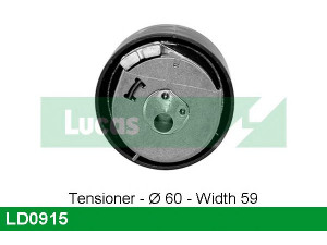 LUCAS ENGINE DRIVE LD0915 įtempiklio skriemulys, paskirstymo diržas