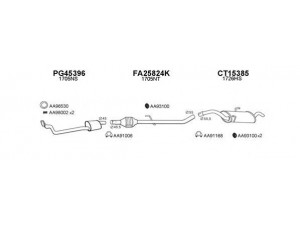 VENEPORTE 150276 išmetimo sistema 
 Išmetimo sistema -> Išmetimo sistema, visa
