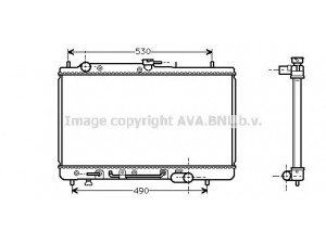 AVA QUALITY COOLING MZ2068 radiatorius, variklio aušinimas 
 Aušinimo sistema -> Radiatorius/alyvos aušintuvas -> Radiatorius/dalys
B55715200B, B55715200C, B55715200D