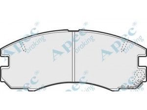 APEC braking PAD745 stabdžių trinkelių rinkinys, diskinis stabdys 
 Techninės priežiūros dalys -> Papildomas remontas
0446520270, 0446520280, 0449120380