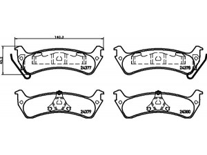 HELLA PAGID 8DB 355 012-491 stabdžių trinkelių rinkinys, diskinis stabdys 
 Techninės priežiūros dalys -> Papildomas remontas
3538978, F58A2M008BA, F58Z2200B