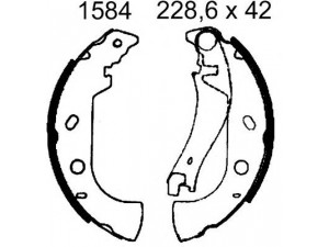 BSF 01584 stabdžių trinkelių komplektas 
 Techninės priežiūros dalys -> Papildomas remontas
77362284, 9947939